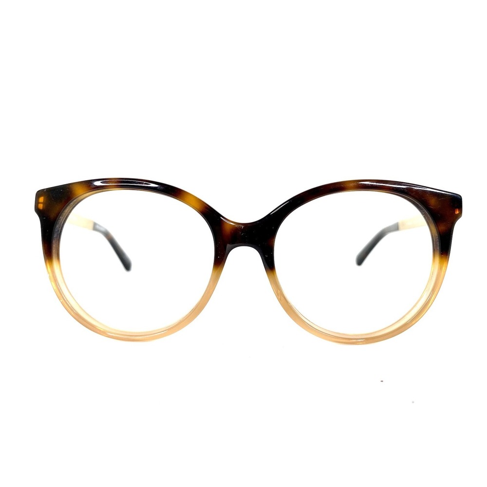 Kate Spade NY Tortoise Beige Ombre Gold Oval Wayfarer Glasses Amaya 53 18 135